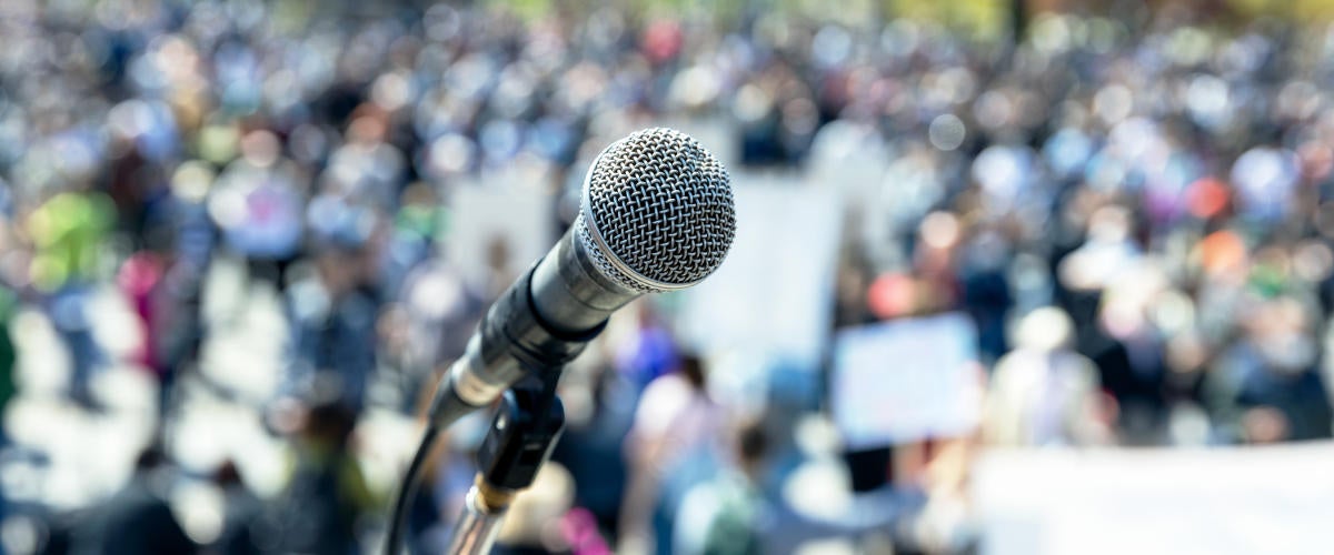 Microphone and Crowd